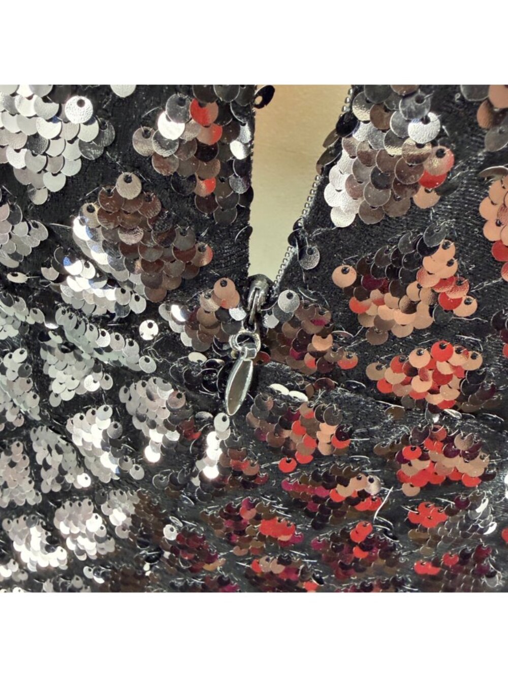 Torrid Black Sequin Surplice Mini Dress Size 22 Long Sleeve and Pockets New - Picture 11 of 12